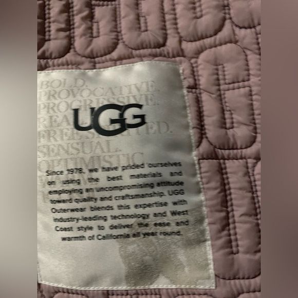 Ugg Augusta Sherpa Baseball Jacket - Picture 3 of 5